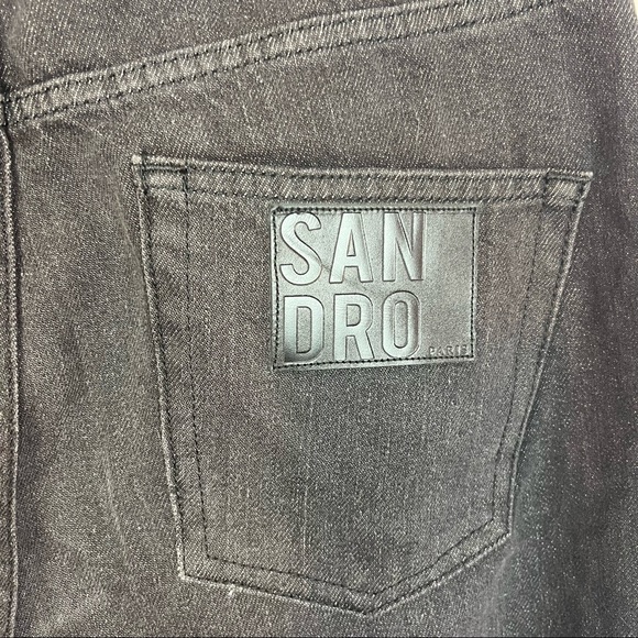 Sandro Paris High Waisted Straight Cut Jeans, size EU 42 - Picture 7 of 10